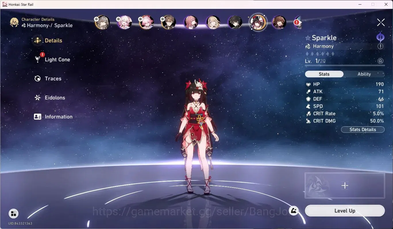 Honkai Star Rail Accounts ASIA | TL7 | 3 Lim | Sparkle | Evanescia | Welt |  image 6
