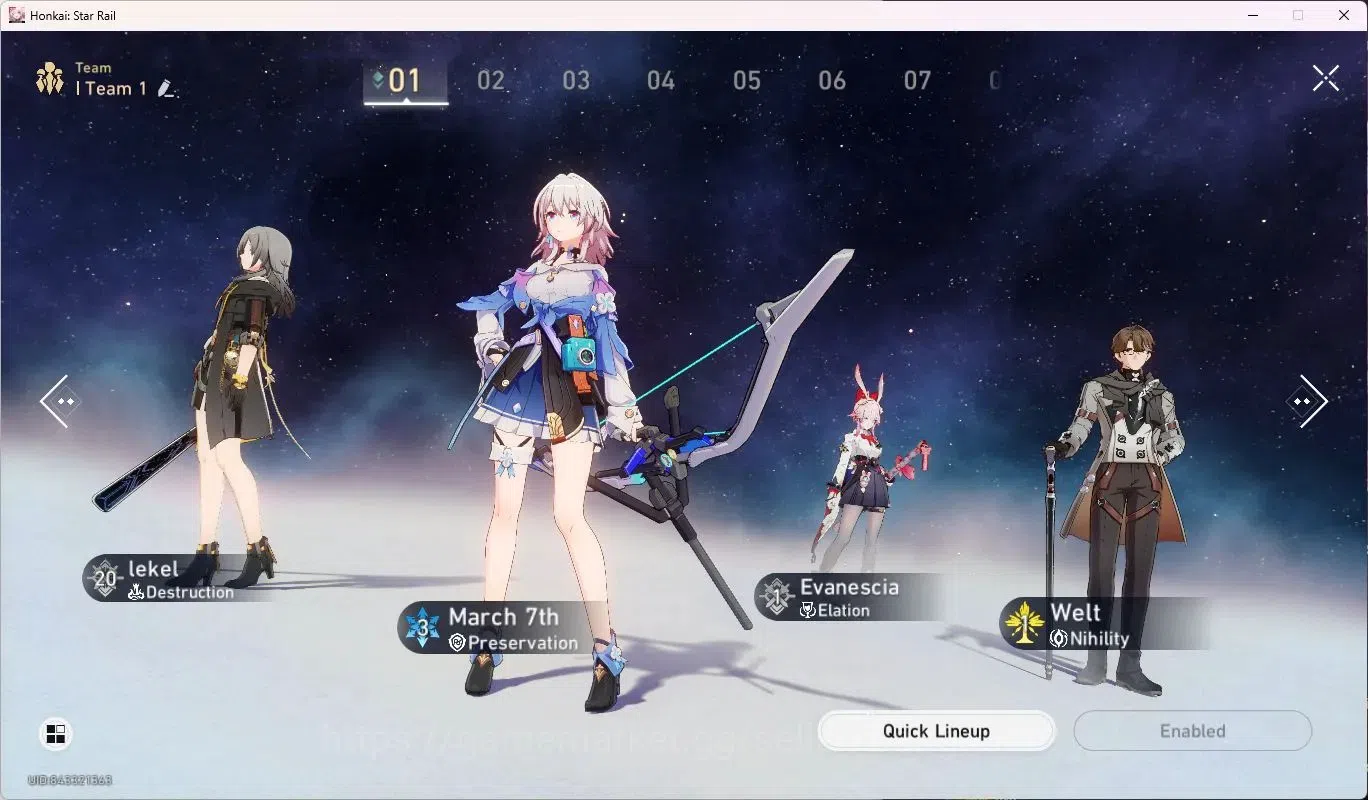 Honkai Star Rail Accounts ASIA | TL7 | 3 Lim | Sparkle | Evanescia | Welt |  image 7