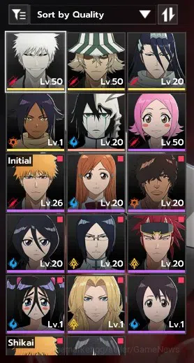 BLEACH: Soul Resonance Accounts NuverseSEA|LV 31|4 SSR IchigoIH B1+Stamp,Urahara,B image 2
