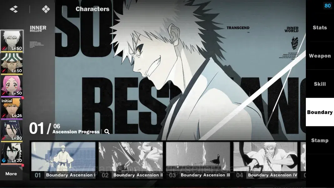 BLEACH: Soul Resonance Accounts NuverseSEA|LV 31|4 SSR IchigoIH B1+Stamp,Urahara,B image 5