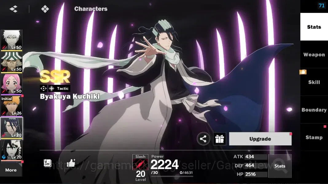 BLEACH: Soul Resonance Accounts NuverseSEA|LV 31|4 SSR IchigoIH B1+Stamp,Urahara,B image 9