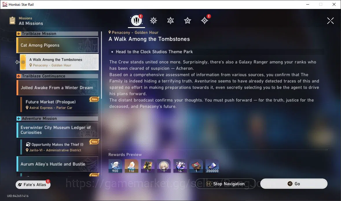 Honkai Star Rail Accounts [ASIA] TL 43 | 7 Limit | Acheron | Dan Heng | Ashv image 2