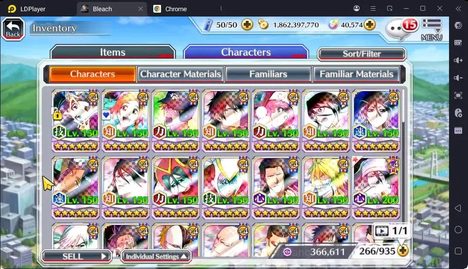 Bleach: Brave Souls Accounts High-End Global | 40.5 Orb | Byakuya TYBW24,Ichigo 8TH,Ichigo Renewed,Zangetsu Speed,Mayuri 12