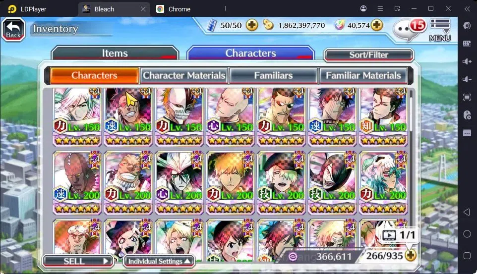 Bleach: Brave Souls Accounts High-End Global | 40.5 Orb | Byakuya TYBW24,Ichigo 8TH,Ichigo Renewed,Zangetsu Speed,Mayuri 13