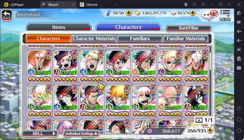 Bleach: Brave Souls Accounts High-End Global | 40.5 Orb | Byakuya TYBW24,Ichigo 8TH,Ichigo Renewed,Zangetsu Speed,Mayuri 14