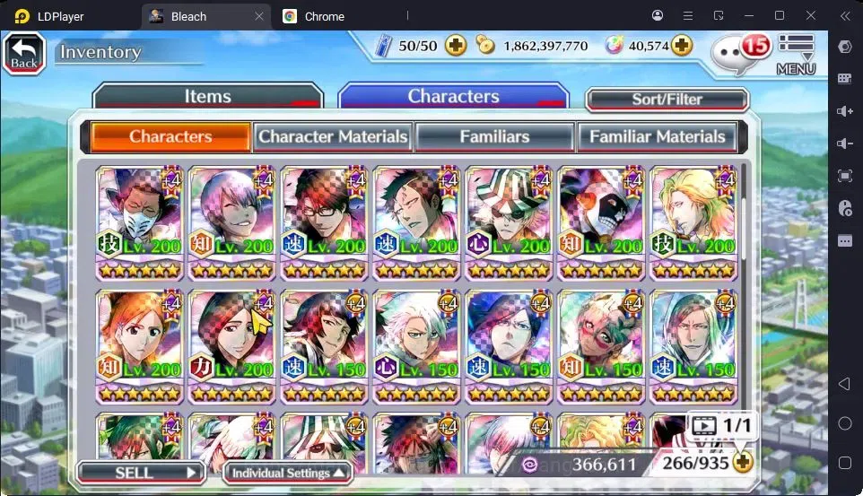 Bleach: Brave Souls Accounts High-End Global | 40.5 Orb | Byakuya TYBW24,Ichigo 8TH,Ichigo Renewed,Zangetsu Speed,Mayuri 15