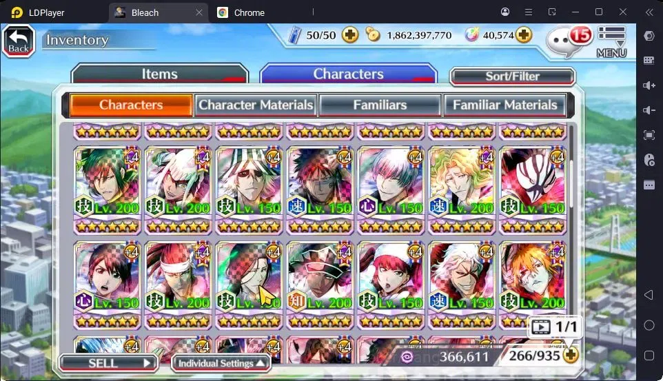 Bleach: Brave Souls Accounts High-End Global | 40.5 Orb | Byakuya TYBW24,Ichigo 8TH,Ichigo Renewed,Zangetsu Speed,Mayuri 16