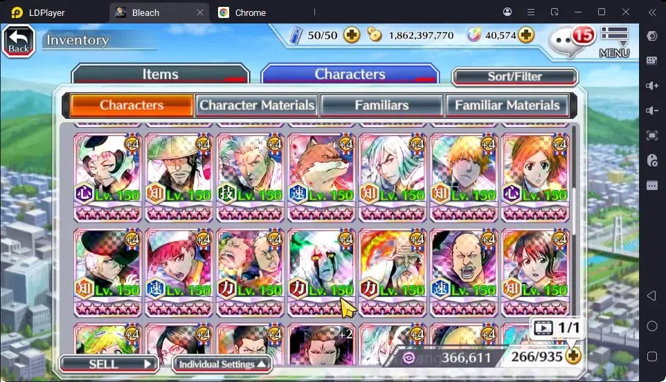 Bleach: Brave Souls Accounts High-End Global | 40.5 Orb | Byakuya TYBW24,Ichigo 8TH,Ichigo Renewed,Zangetsu Speed,Mayuri 19