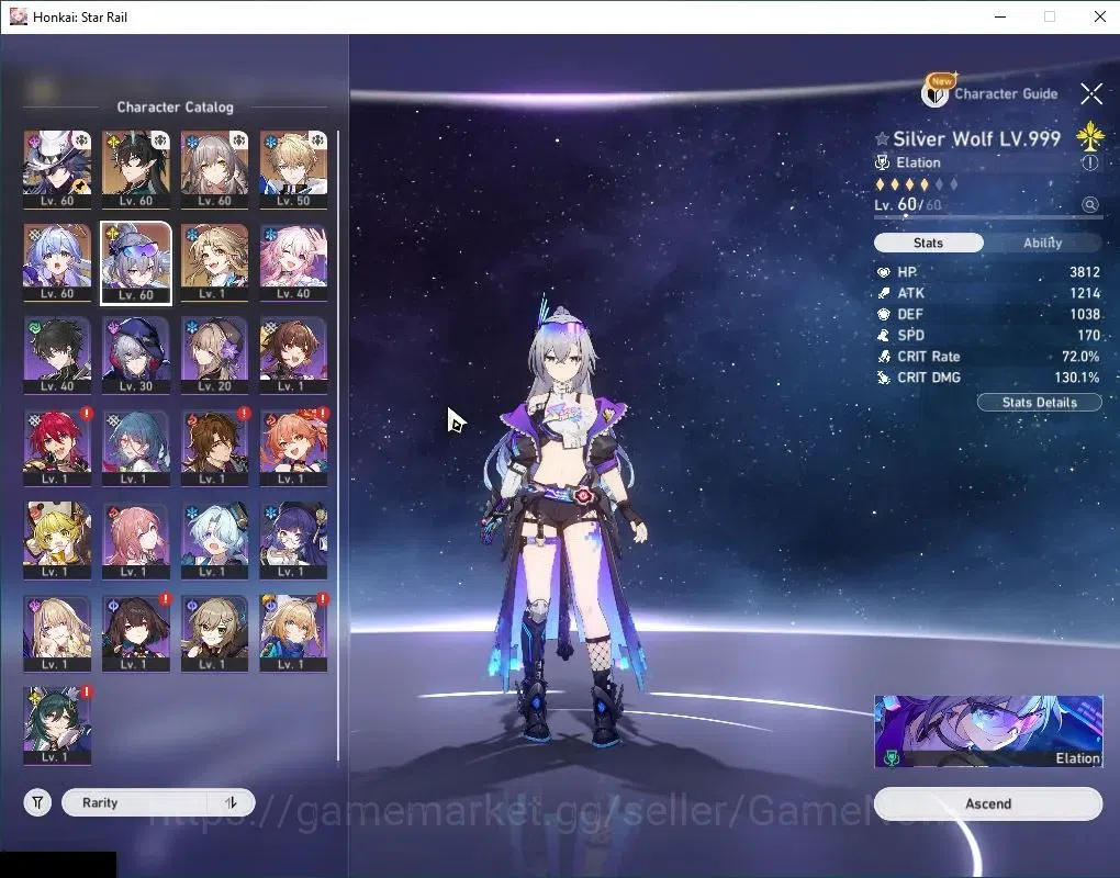 Honkai Star Rail Accounts Asia|TL 50|4 Limited|SW 999+Sign,Ashveil+Sign,Robi image 4