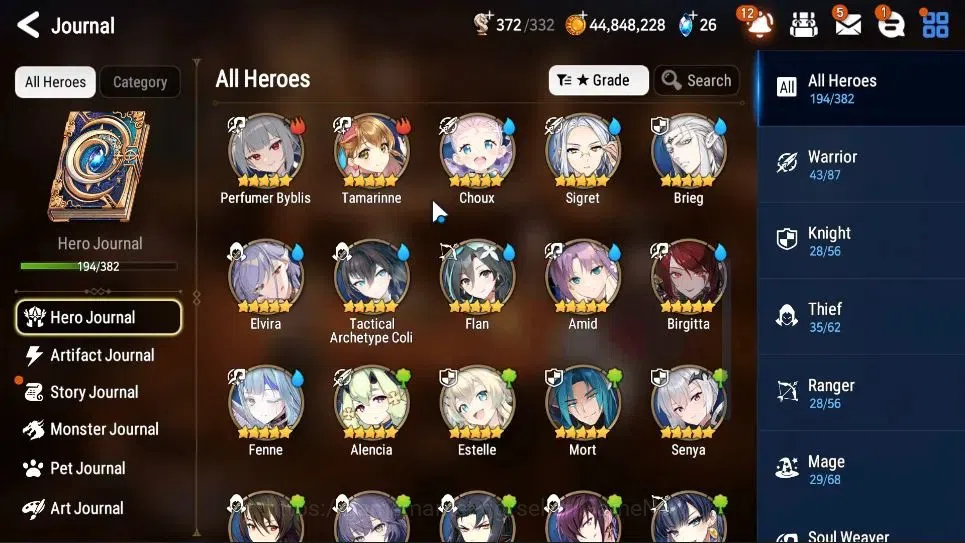 Epic Seven Accounts ASIA UnVerif|17 ML(LOT Scale,Harseti,AB Vildred,et image 8