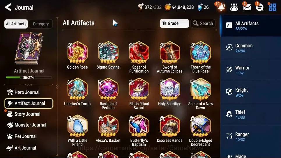 Epic Seven Accounts ASIA UnVerif|17 ML(LOT Scale,Harseti,AB Vildred,et image 9