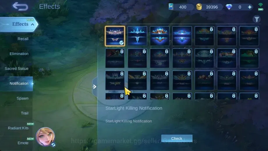 Mobile Legends: Bang Bang Accounts Hero 83|Skin 119|Max Emblem|KOF Karina,SABER[Freya image 14
