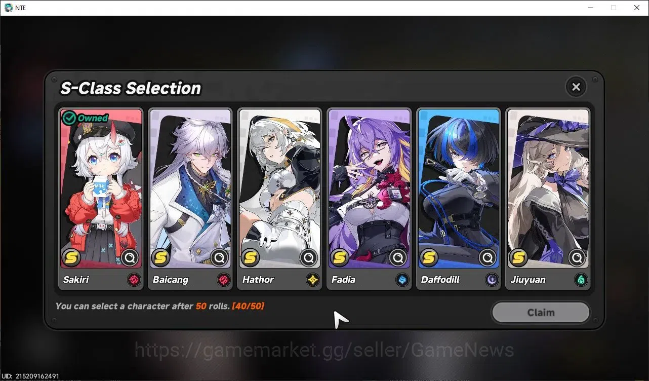 Neverness to Everness Accounts Global SEA |HL 3| 2 SSR Nanally, Sakiri +1 S-Class image 6