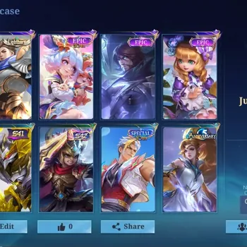 Mobile Legends: Bang Bang Accounts Others Global|49H 24S|Junior|Lightborn Alucard|Epic Nana|Epic Roger|Epic Chang'e|S41
