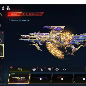 Blood Strike Accounts Collab Skin ASIA|ETERNAL INP-9 Golden Elegy|4 Ultra FAL Luchador,Galil Knight,Raid Mask,Twilight