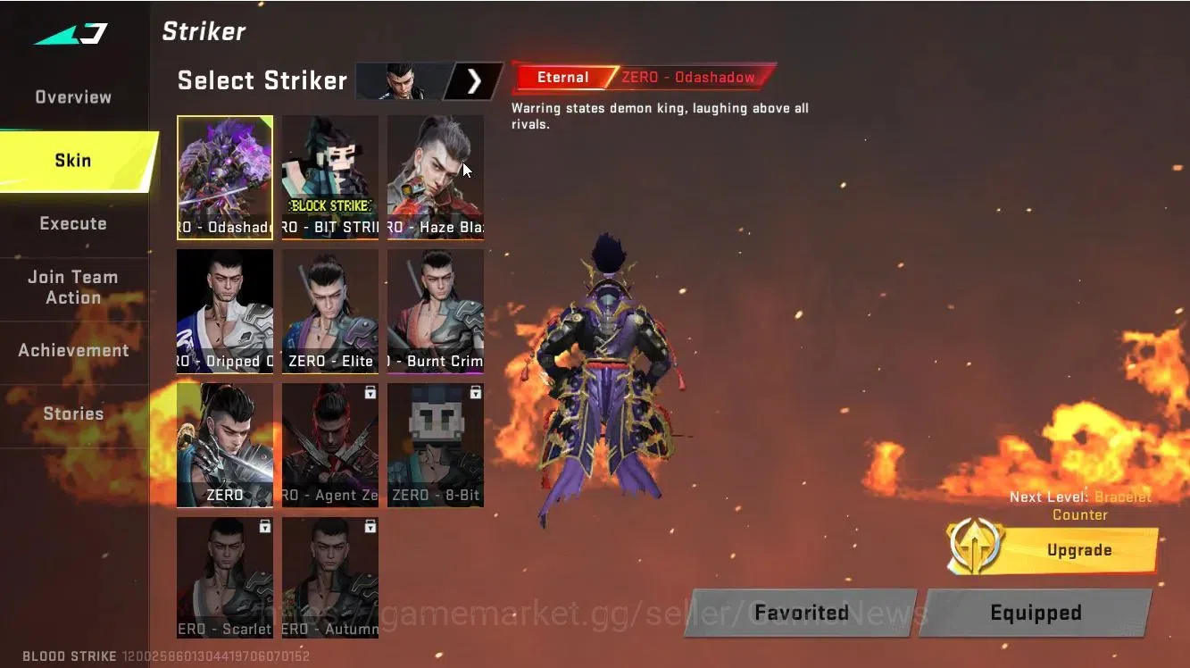 Blood Strike Accounts ASIA|ETERNAL[ZERO-Odashadow,DEagle]|ULTRA [Sedan-O image 4