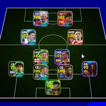 eFootball Accounts High-End Android|Power 3066|3 Epic Gary Cahill,Steven Gerrard|5 Show Time Hugo Ekitike,Ibrahim