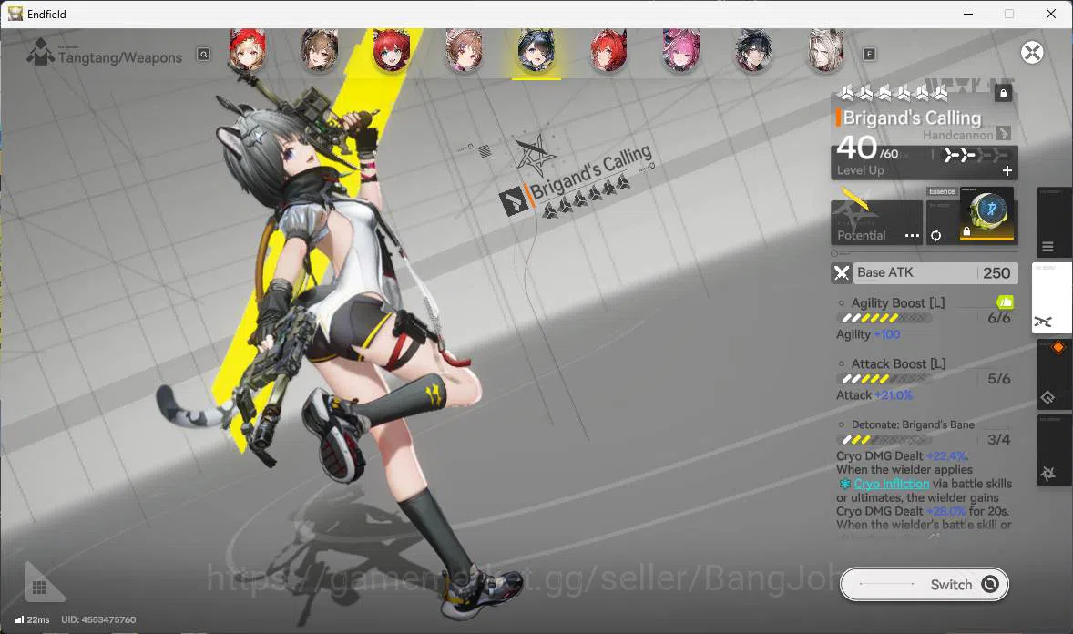 Arknights: Endfield Accounts ASIA | LVL 57, Rossi, gilberta sign, Ardelia P2 si image 12
