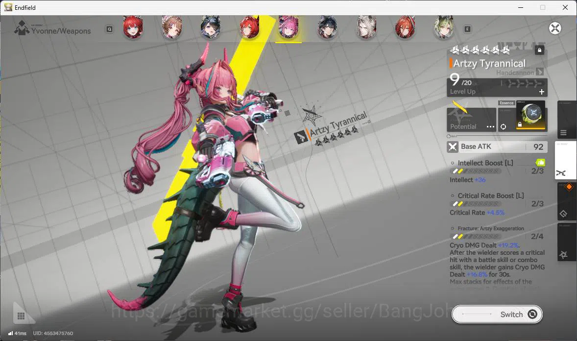 Arknights: Endfield Accounts ASIA | LVL 57, Rossi, gilberta sign, Ardelia P2 si image 15
