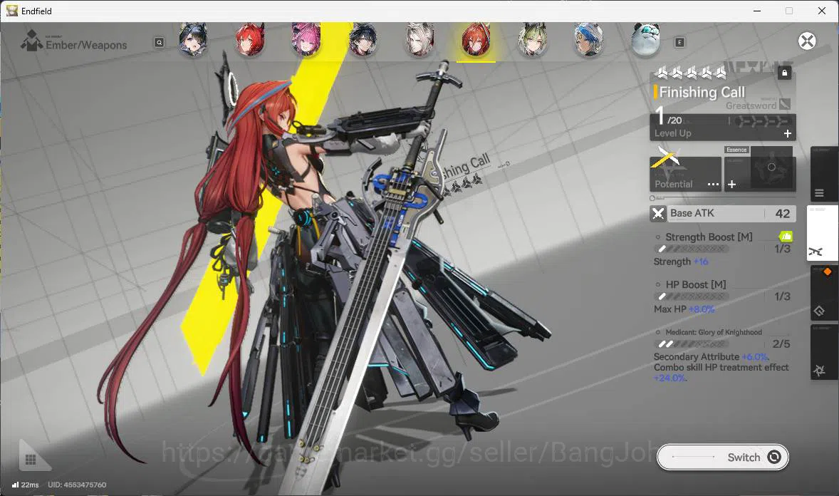 Arknights: Endfield Accounts ASIA | LVL 57, Rossi, gilberta sign, Ardelia P2 si image 19