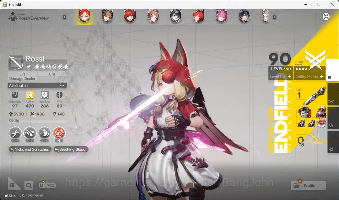 Arknights: Endfield Accounts ASIA | LVL 57, Rossi, gilberta sign, Ardelia P2 si image 4