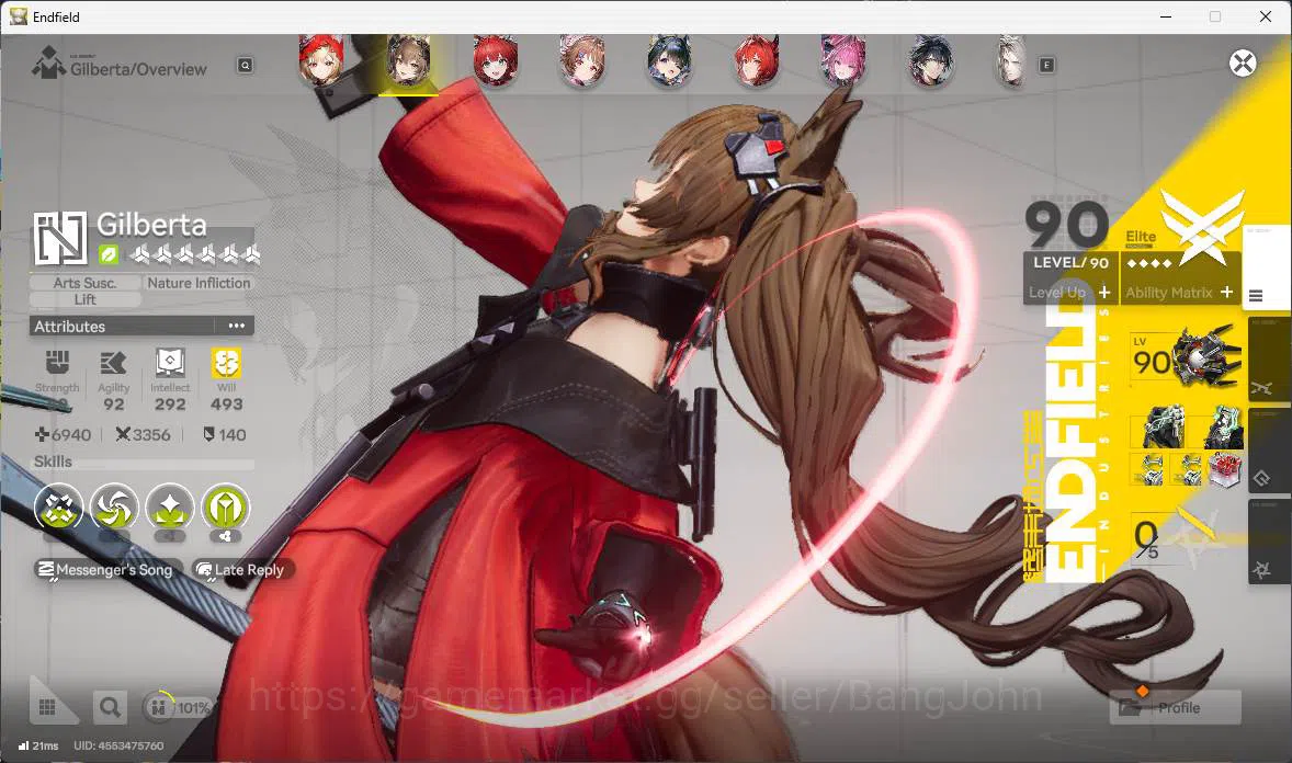 Arknights: Endfield Accounts ASIA | LVL 57, Rossi, gilberta sign, Ardelia P2 si image 6