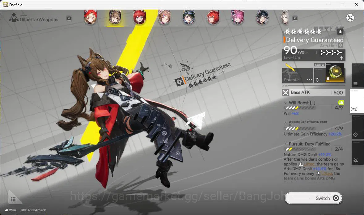 Arknights: Endfield Accounts ASIA | LVL 57, Rossi, gilberta sign, Ardelia P2 si image 7