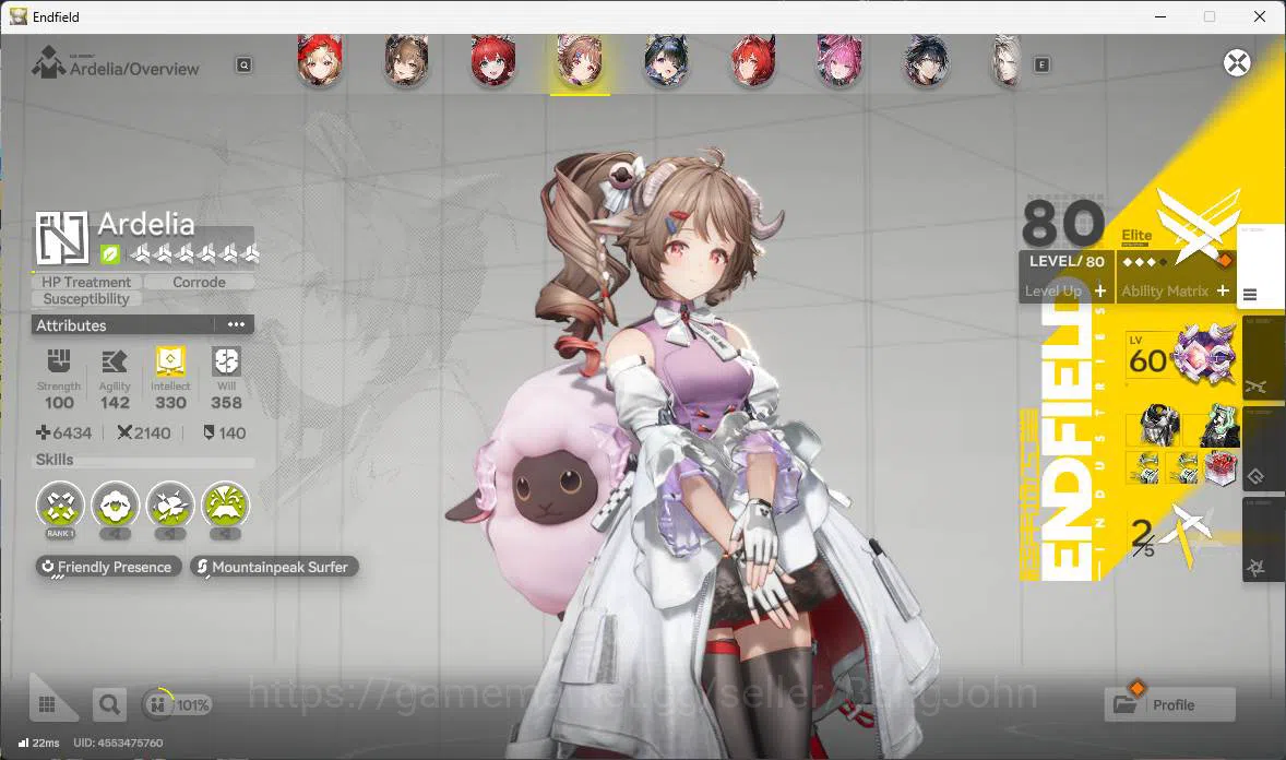 Arknights: Endfield Accounts ASIA | LVL 57, Rossi, gilberta sign, Ardelia P2 si image 9