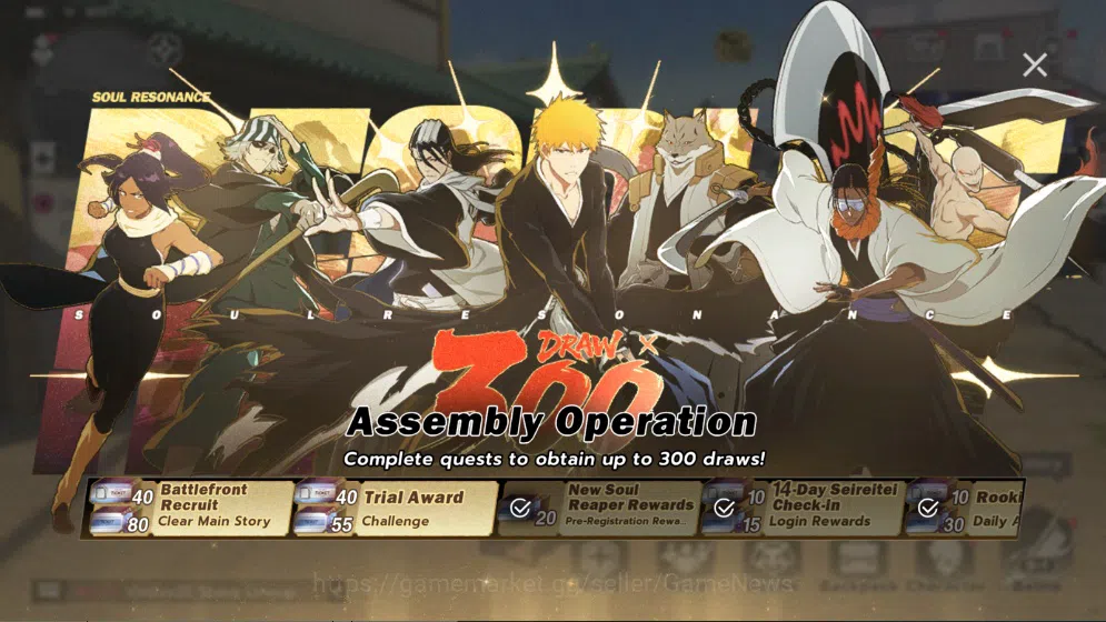 BLEACH: Soul Resonance Accounts Nuverse SEA|4 SSR(Toshiro Sign,Urahara Sign,Ikkaku image 11