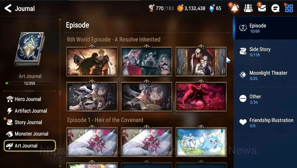 Epic Seven Accounts GLOBAL Unverif|New Era|2 ML (Rhinna&Luciella,Succe image 7