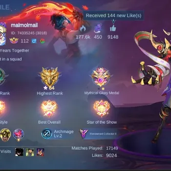 Mobile Legends: Bang Bang Accounts Collector Global|326S|Renowned|Annual Angela,Luckybox Eudora,Christmas