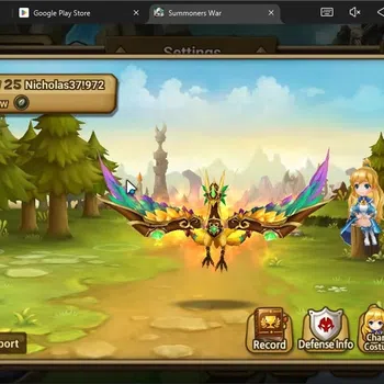 Summoners War: Sky Arena Accounts Starter GLOBAL | NB 5 TESHAR,Starter Gacha 115 12Y+160 11Y Scrool, 3 Legendary All