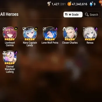 Epic Seven Accounts High-End Global UnVerif|Mor40|6 ML(Eternal Ludwig,Lone Peira,Navy Landy,Etc)+Full