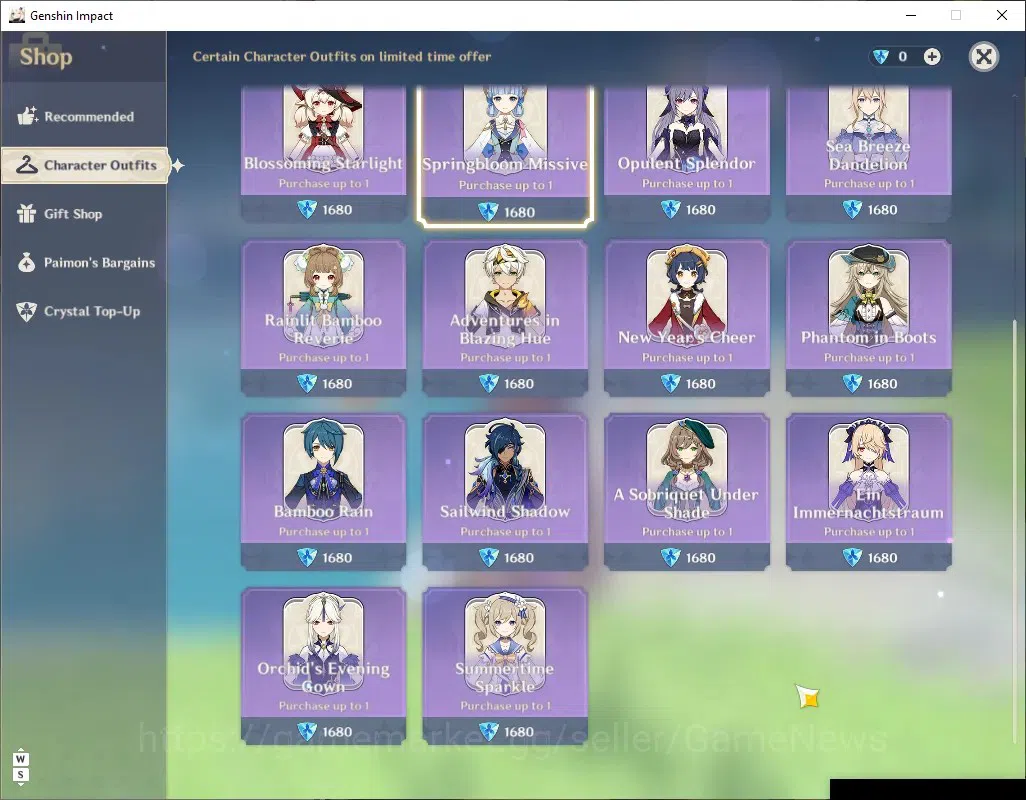 Genshin Impact Accounts Others ASIA|AR 51|5 Limited + 1 (*5 Weapon)|Zhongli,Raiden Shogun,Kamisato Ayaka,Yoimiya,Albedo|Mc 17
