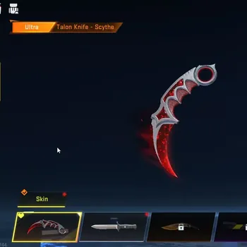 Blood Strike Accounts Collab Skin Asia|Melee Ultra Talon Scythe+Collab Lucha Strike Mr Iguana|4 Ultra