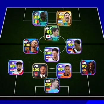 eFootball Accounts Others Android|PW 3081|BigT LionelMessi,Epic Raul PEAubameynag OnoShinji,Showt Jackson LionelMessi