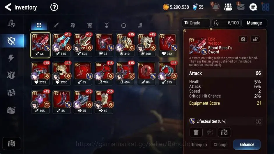 Epic Seven Accounts Global | Starter|2 ML(Rhianna & Luciella ,Briar Wi image 11
