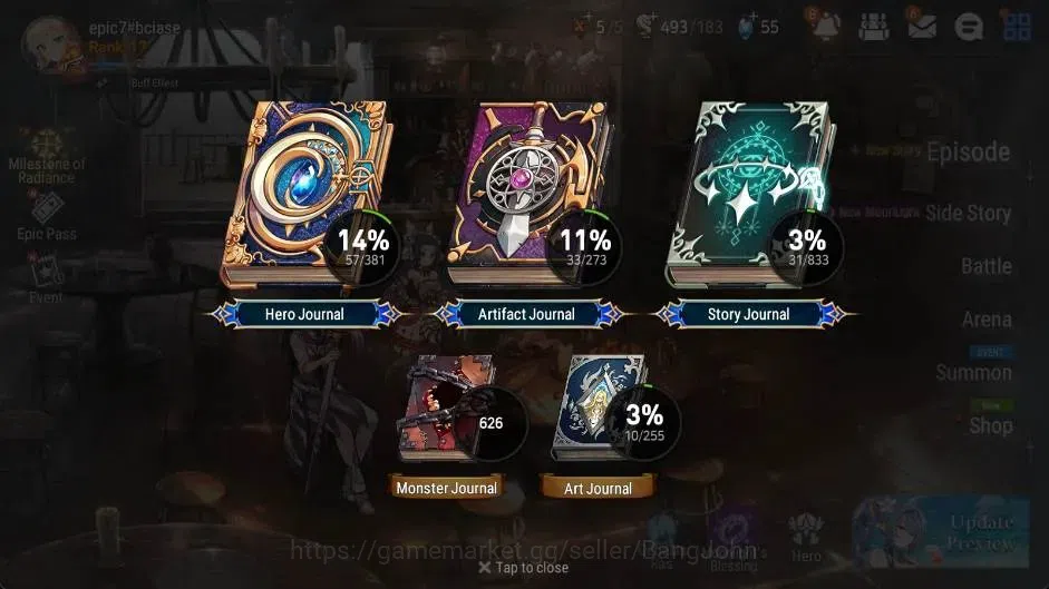 Epic Seven Accounts Global | Starter|2 ML(Rhianna & Luciella ,Briar Wi image 3