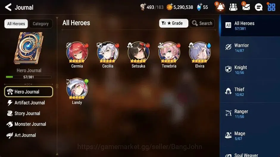 Epic Seven Accounts Global | Starter|2 ML(Rhianna & Luciella ,Briar Wi image 5