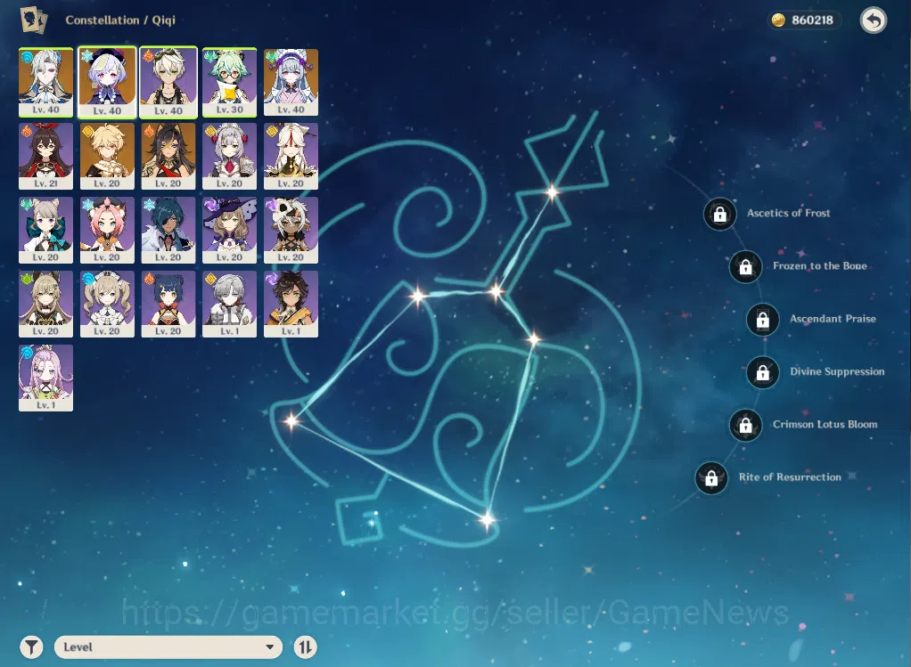 Genshin Impact Accounts ASIA|AR31|Starter|1Limited+16(*4Character)|Neuvill image 4