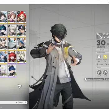 Arknights: Endfield Accounts ASIA|Lv 36|4 SSR (2 Limited) + 4 (*6 Weapon)|Rossi + Signature,Camille|8k Ars|Gryphlink|Take