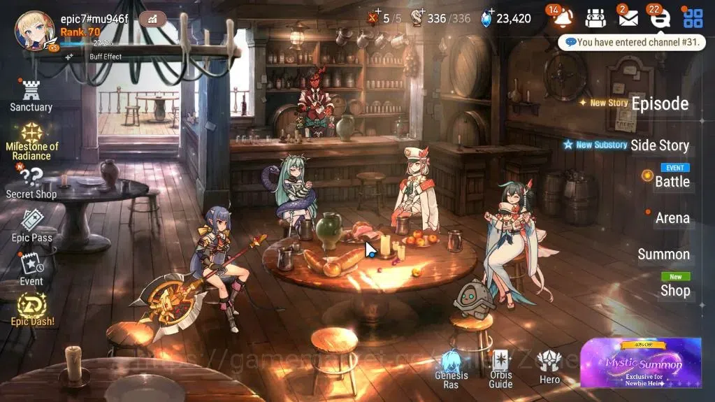 Epic Seven Accounts High-End GLOBAL Unverif|New Era|19 ML(Notos,Tidal R Elvira,Shepherd Dark Diene)+Abyss Fumyr|All 1