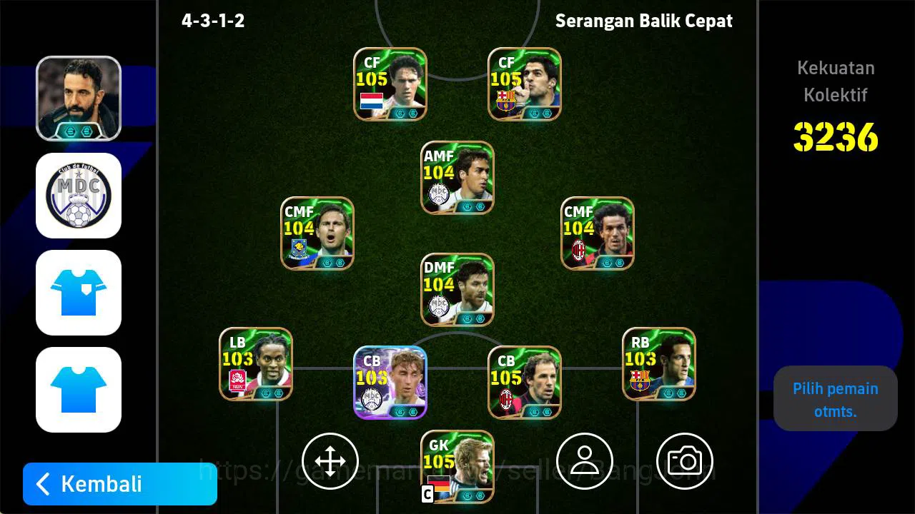 eFootball Accounts Power 3236, Yamal Blitz, nedved epic, Matthaus epi image 1