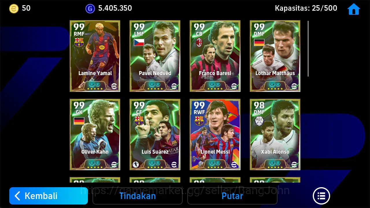 eFootball Accounts Power 3236, Yamal Blitz, nedved epic, Matthaus epi image 4