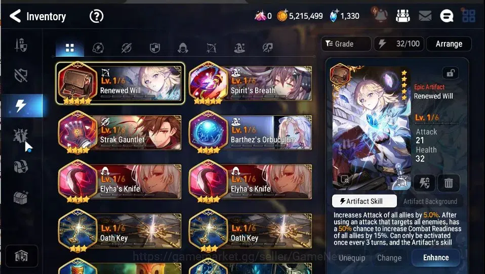 Epic Seven Accounts GLOBAL Unverif|NewEra|2 ML(Rhianna&Luciella,SP Pol image 17