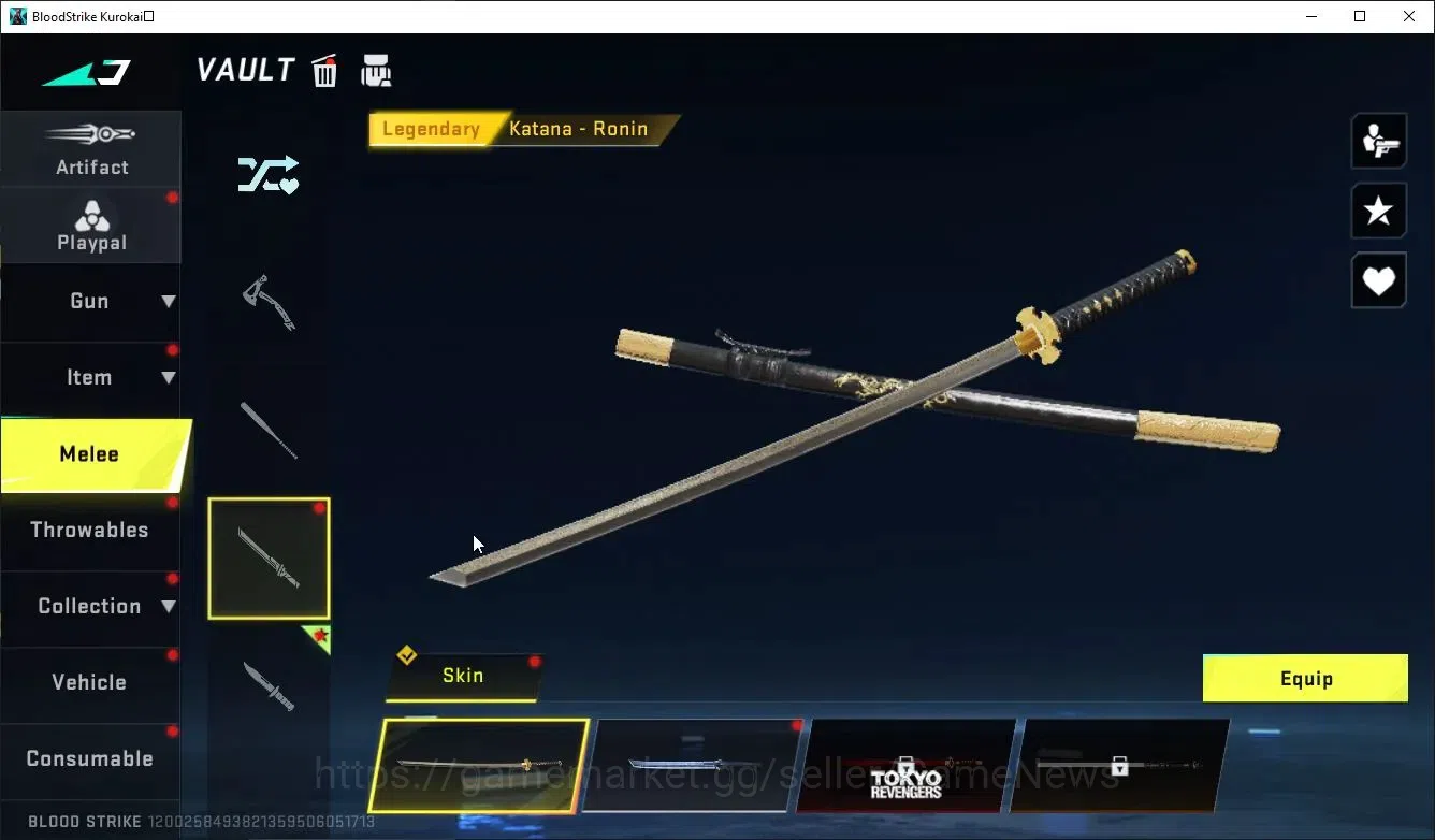 Blood Strike Accounts ASIA|ETERNAL DeAgle+MELEE TalonKnife,Collab TR FN2 image 11