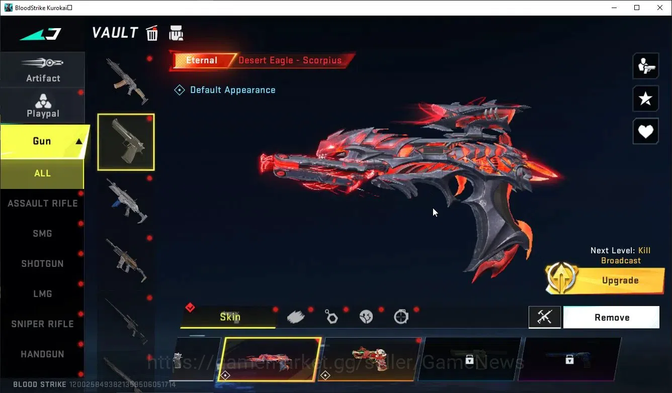 Blood Strike Accounts ASIA|ETERNAL DeAgle+MELEE TalonKnife,Collab TR FN2 image 13