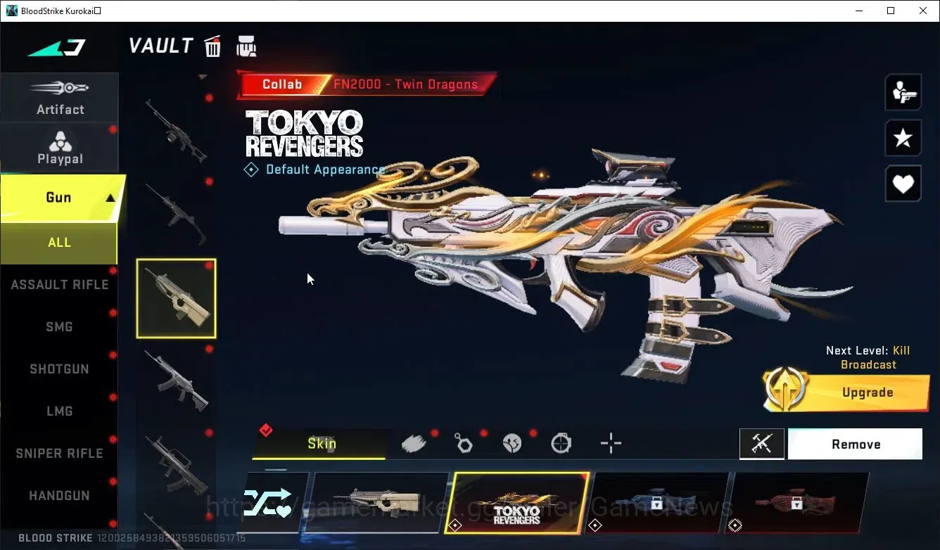 Blood Strike Accounts ASIA|ETERNAL DeAgle+MELEE TalonKnife,Collab TR FN2 image 14