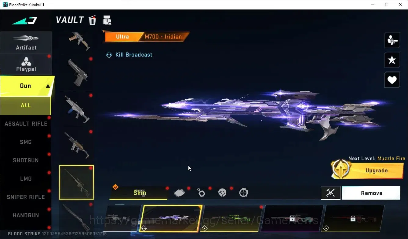 Blood Strike Accounts ASIA|ETERNAL DeAgle+MELEE TalonKnife,Collab TR FN2 image 16