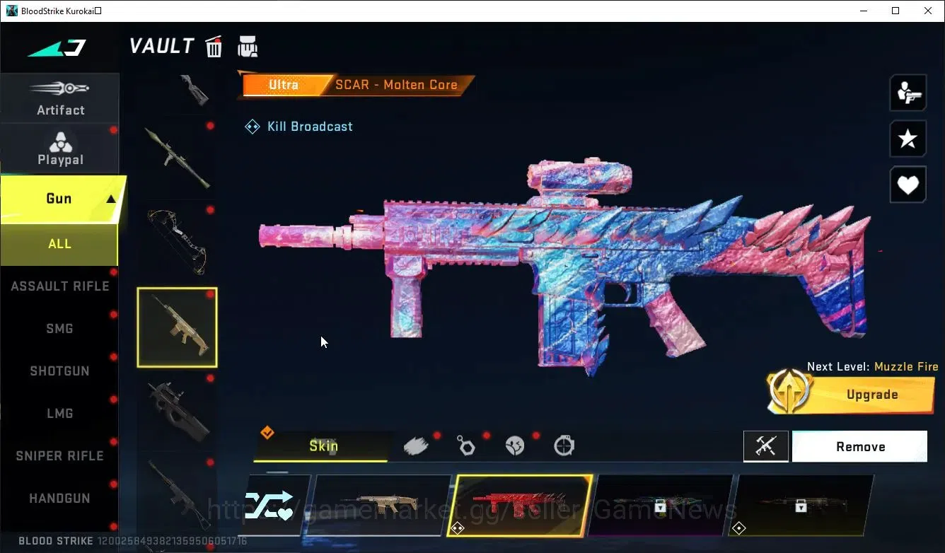 Blood Strike Accounts ASIA|ETERNAL DeAgle+MELEE TalonKnife,Collab TR FN2 image 17